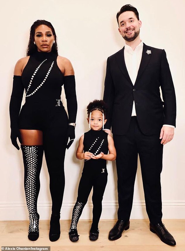 Family forever: Serena recently celebrated four years of wedded bliss with her tech entrepreneur husband Alexis Ohanian