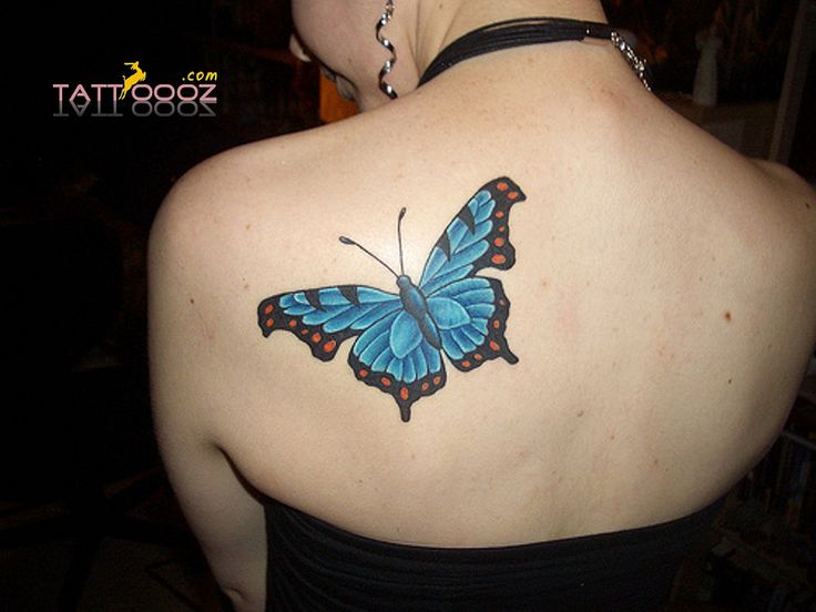 21 Butterfly Back Tattoo Ideas That Will Blow Your Mind alexie