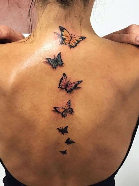 21 Butterfly Back Tattoo Ideas That Will Blow Your Mind alexie