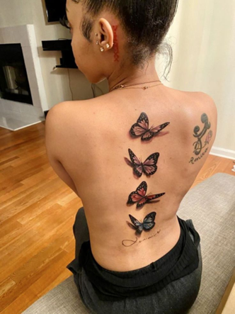 Butterfly Portrait Back Tattoo Best Tattoo Ideas For Men Women