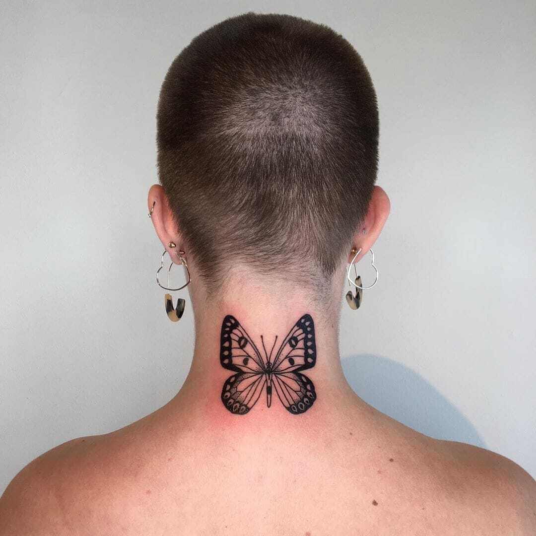 20 Cute Butterfly Tattoos On Back For Women EntertainmentMesh