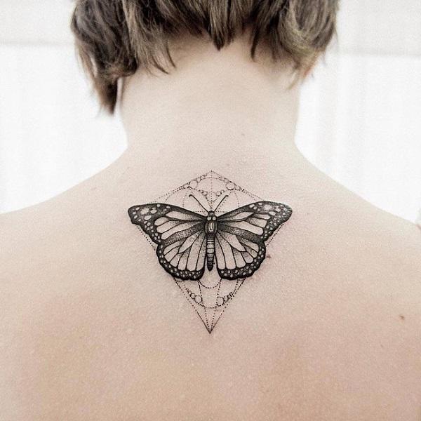 Butterfly back tattoo by Malitiatattoo89 on DeviantArt