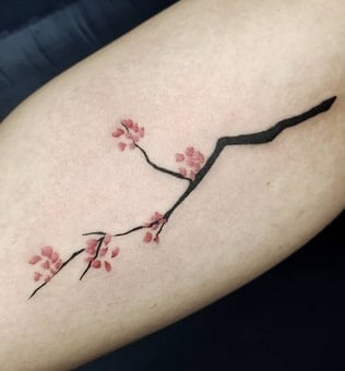 Cherry Blossom Branch Tattoo ideas