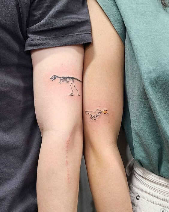 30 Romantic Matching Couple Tattoos That Aren't Cheesy - 219