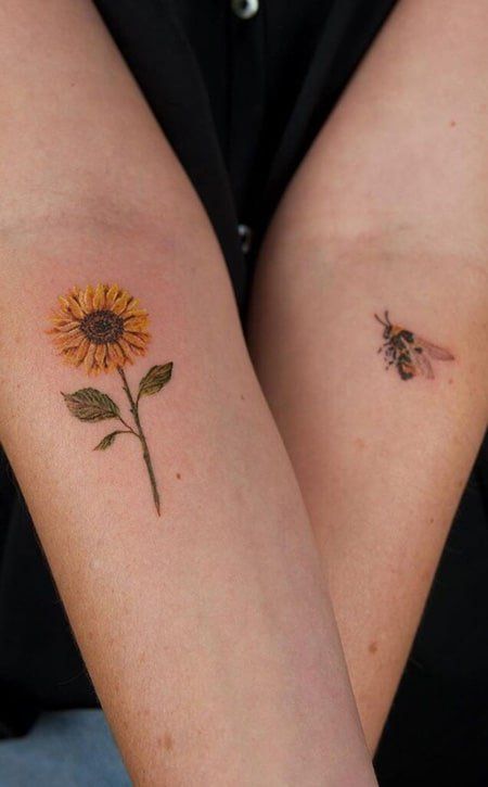 30 Romantic Matching Couple Tattoos That Aren't Cheesy - 221