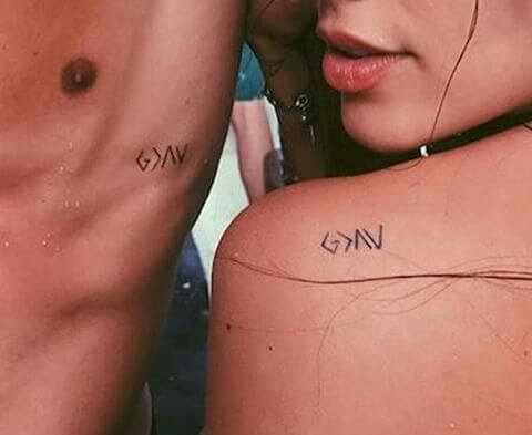 30 Romantic Matching Couple Tattoos That Aren't Cheesy - 231