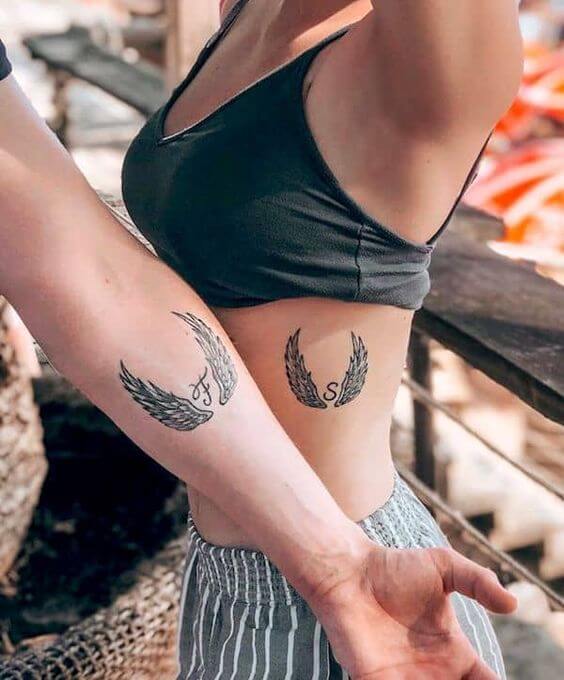 30 Romantic Matching Couple Tattoos That Aren't Cheesy - 233