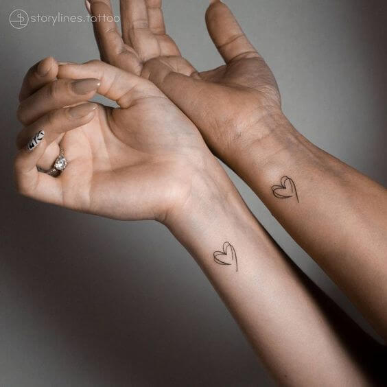 30 Romantic Matching Couple Tattoos That Aren't Cheesy - 235