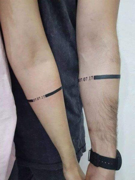 30 Romantic Matching Couple Tattoos That Aren't Cheesy - 237