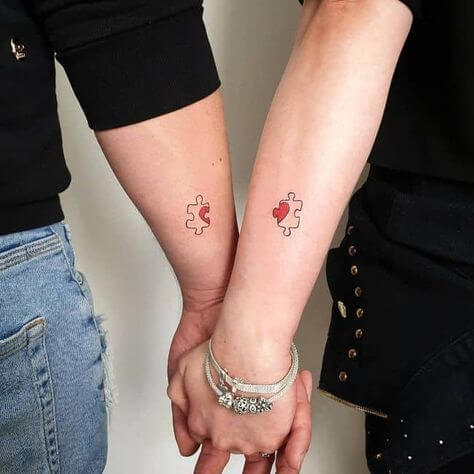 30 Romantic Matching Couple Tattoos That Aren't Cheesy - 199