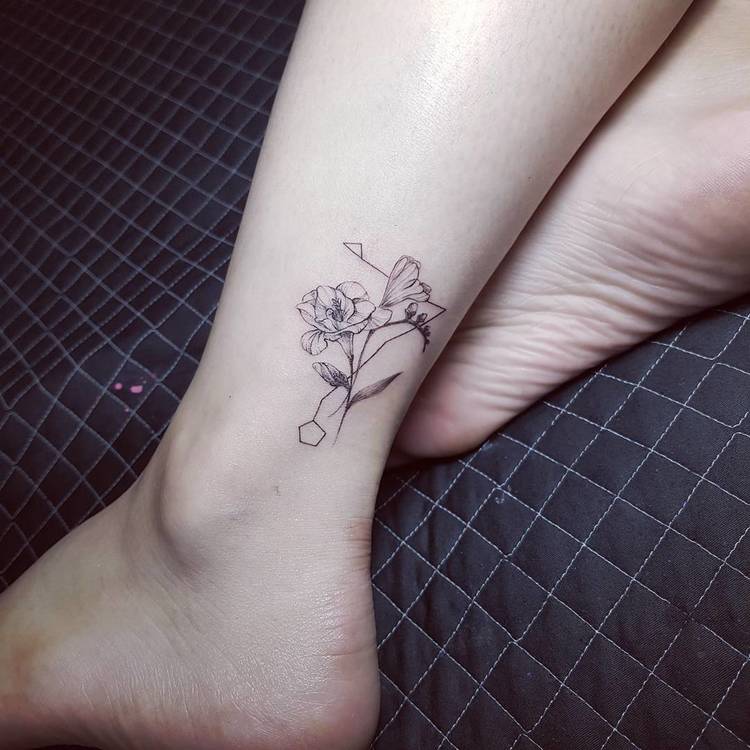 Freesia tattoo by ssukim_tattoo