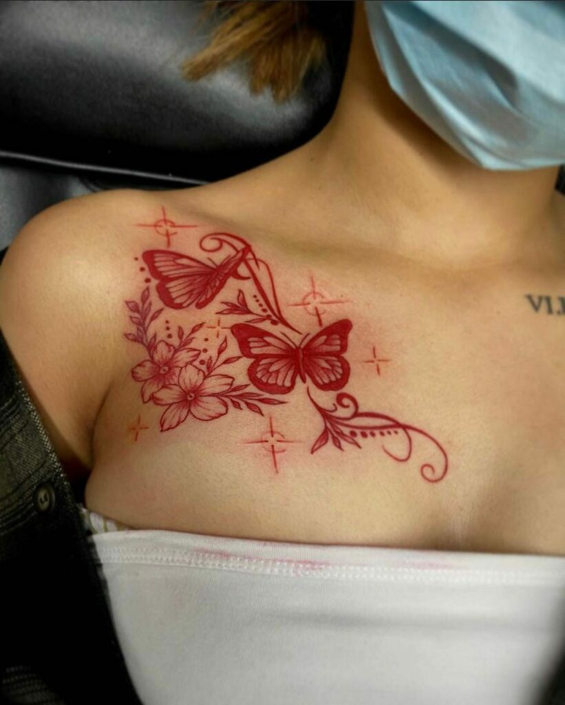 Butterfly rose back tattoo by Ricky Hocus Pocus Tattoo Facebook