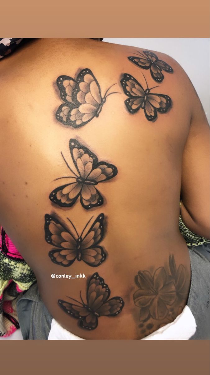 butterfly back tattoo spineTikTok Search