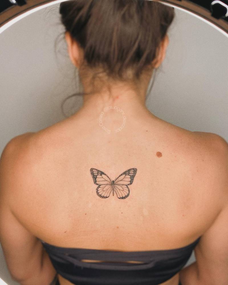 A K 4 7 on Instagram Butterfly back tattoo book with me