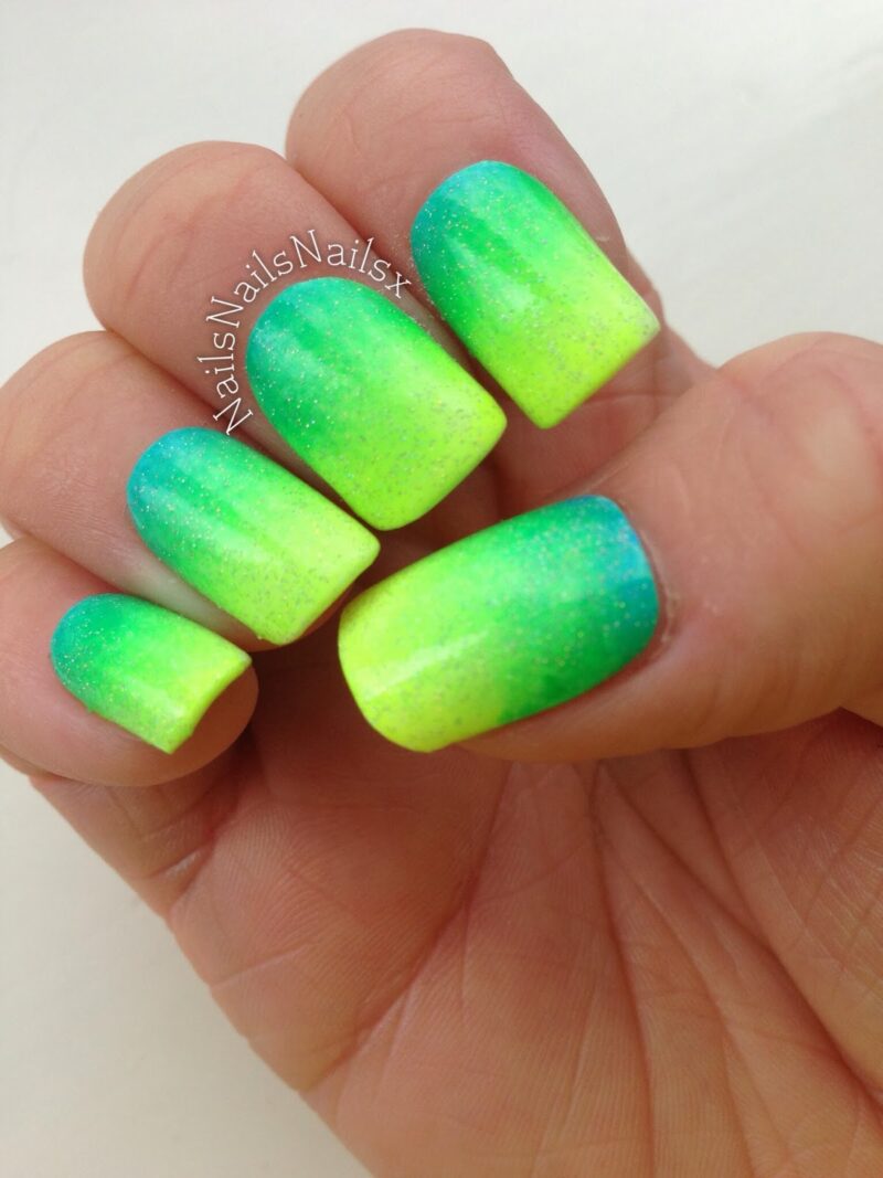 The top lime green nails and lime green nail ideas | lime green nails design