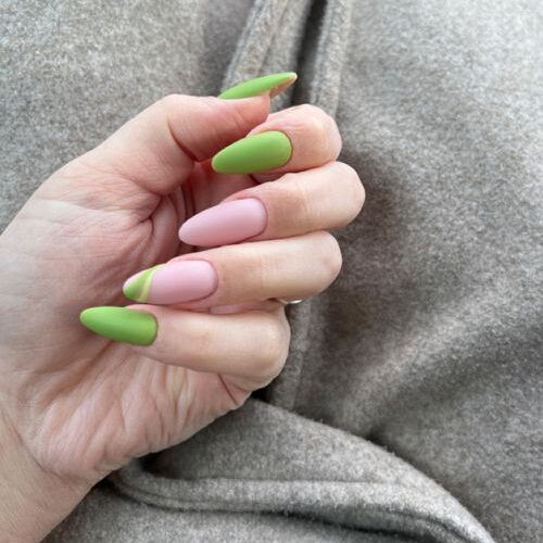 The top lime green nails and lime green nail ideas | lime green nails design