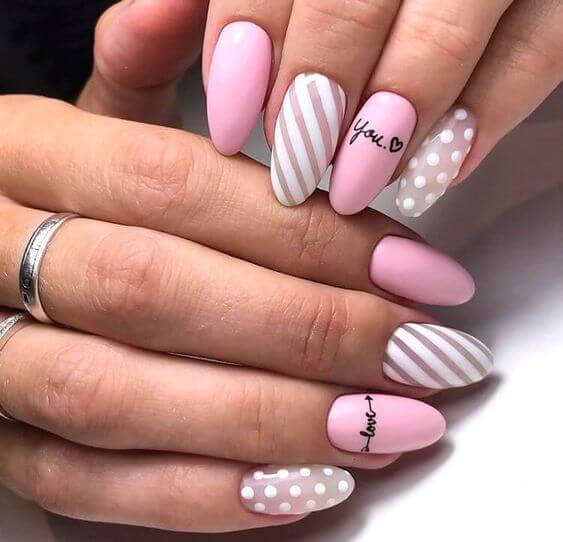 20+ Ideas To Create Gorgeous Pink Nails For A Romantic Night Out - 159