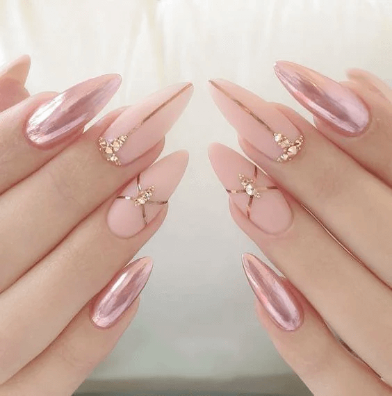 20+ Ideas To Create Gorgeous Pink Nails For A Romantic Night Out - 171