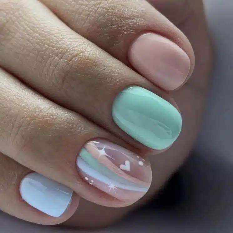 30 Beginner Short Nail Designs Too Cute To Skip - 199