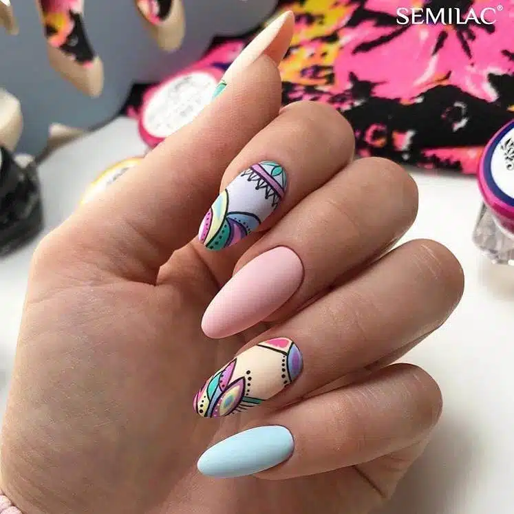 30 Chic Pastel Nail Designs To Look Pretty All Year Round - 245