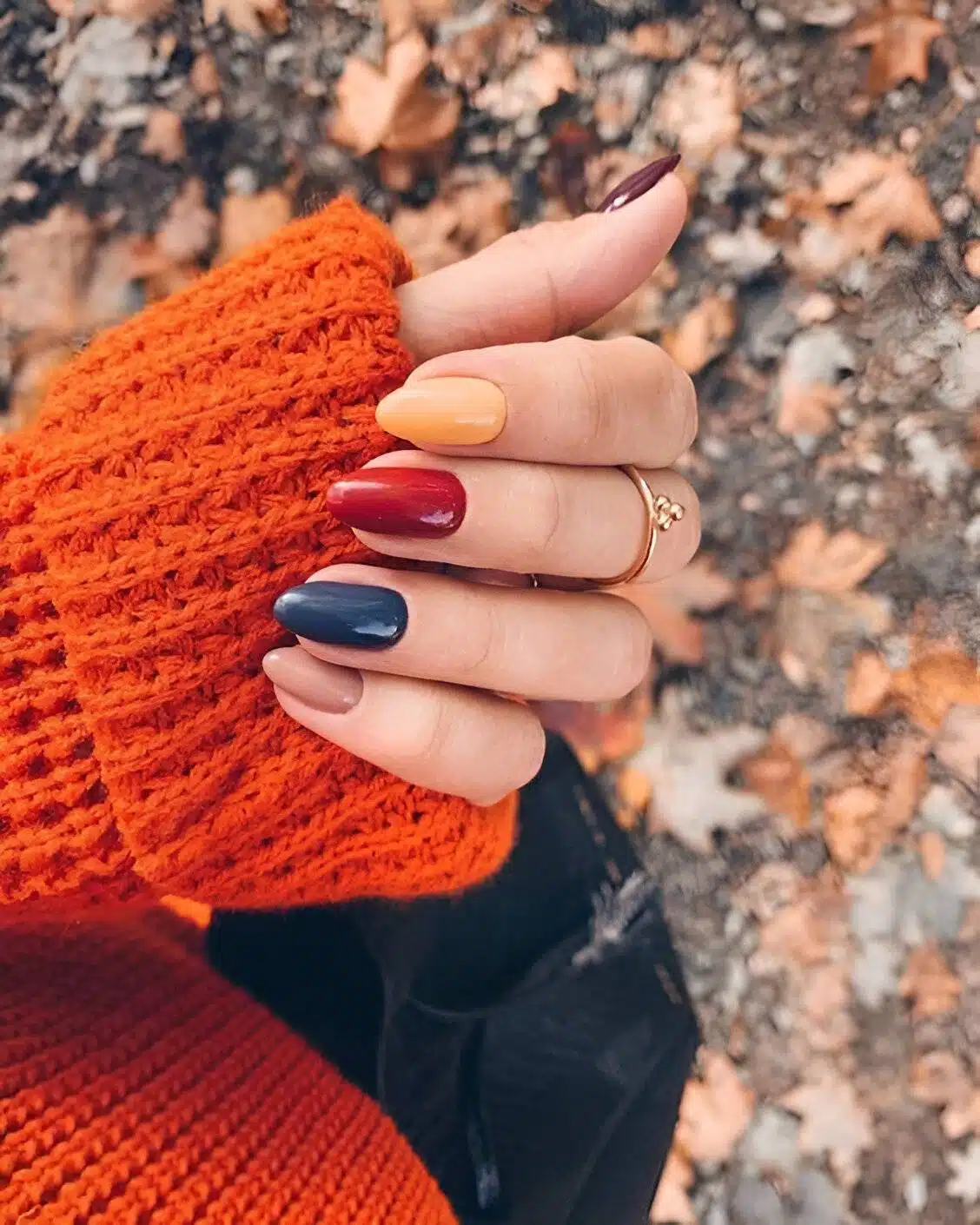 30 Easy-To-Copy Fall Manicure Looks - 223