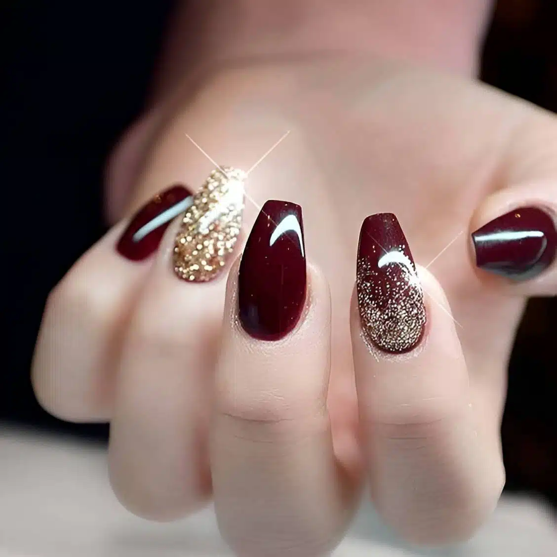 30 Elegant Burgundy Nails To Enhance Your Feminity - 195