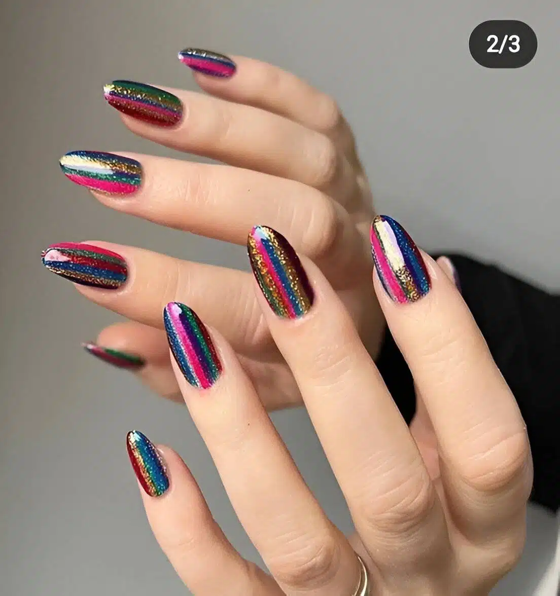 30 Glam Metallic Manicure Looks That Are The Top Of Feminity - 195