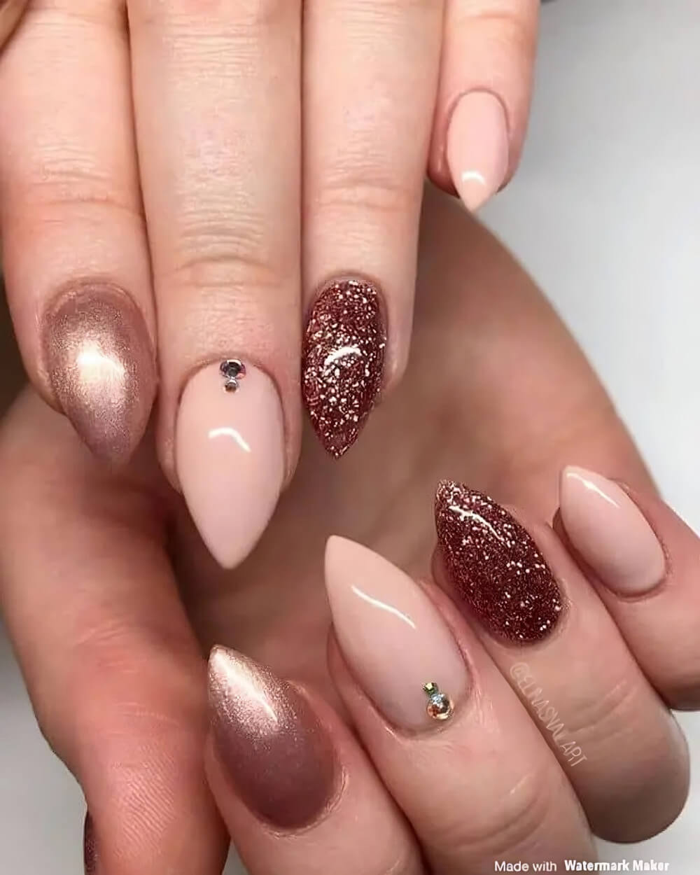 30 Gorgeous Mountain Peak Nails For Charming Girls - 195