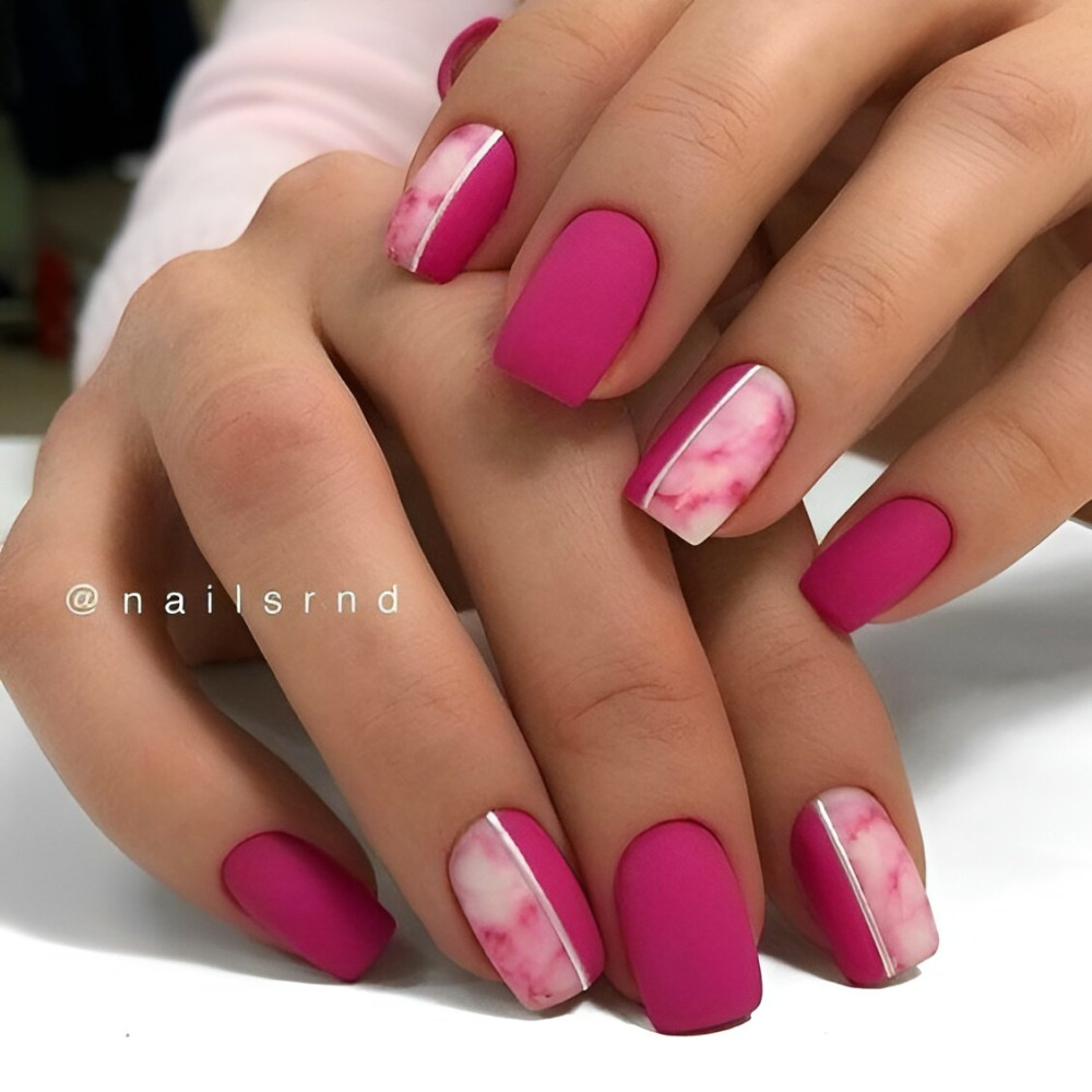30 Irresistible Viva Magenta Manicures You Will Want To Wear All Year - 219