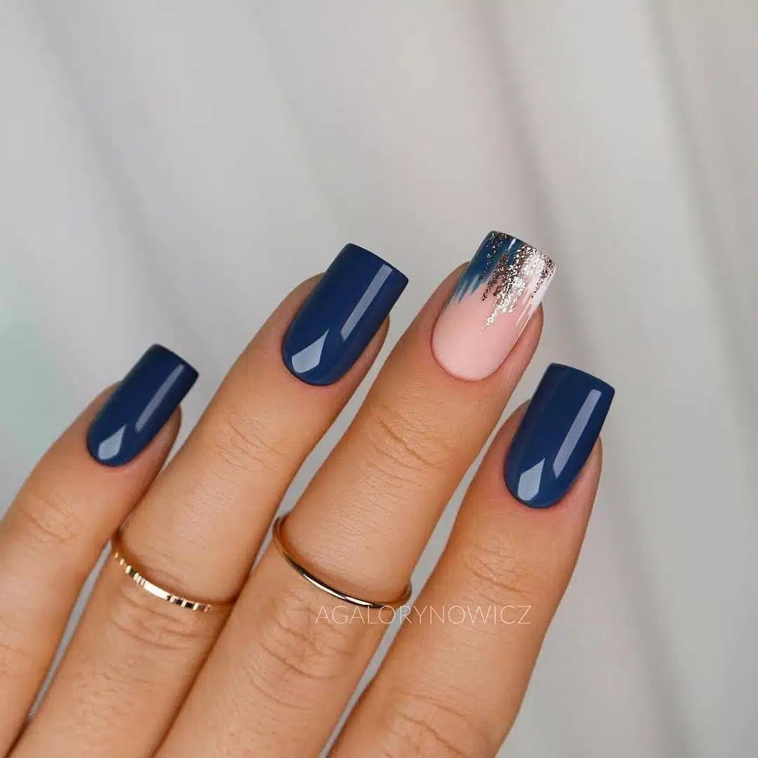 30 Simple But Pretty Short Square Nails - 195