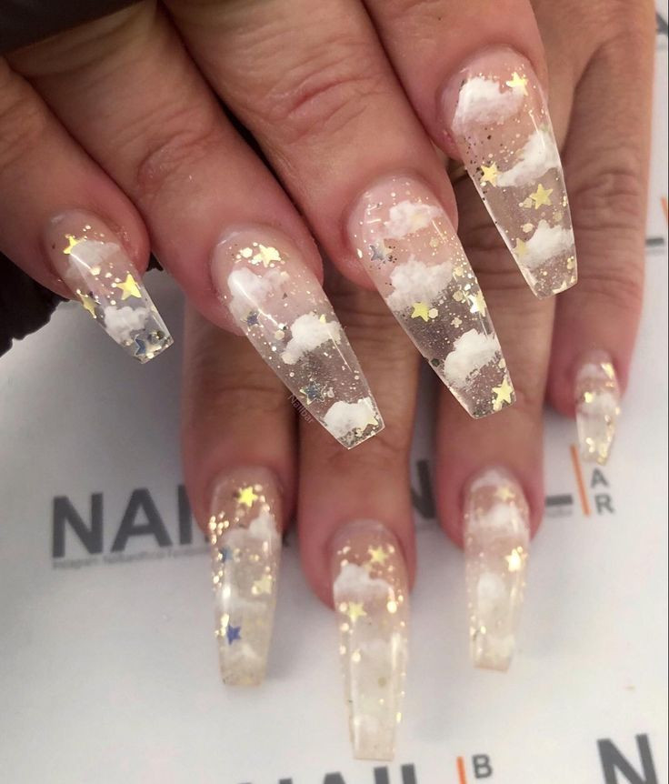 35 Gorgeous Clear Crystal Nails That Are Lovely As Cinderella’s Glass Slippers - 247