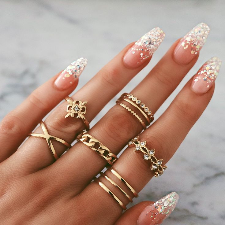 35 Gorgeous Clear Crystal Nails That Are Lovely As Cinderella’s Glass Slippers - 255