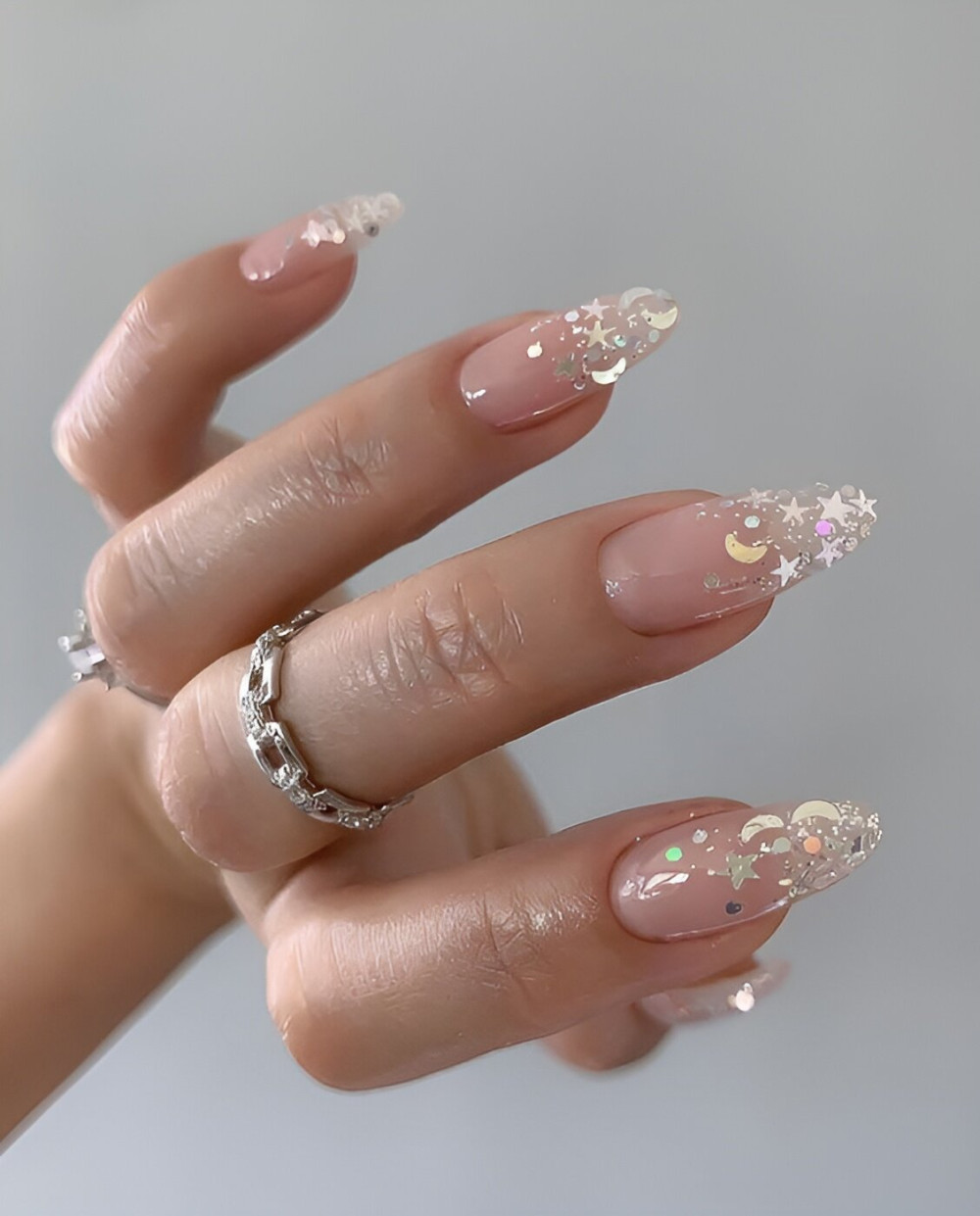 35 Gorgeous Clear Crystal Nails That Are Lovely As Cinderella’s Glass Slippers - 279