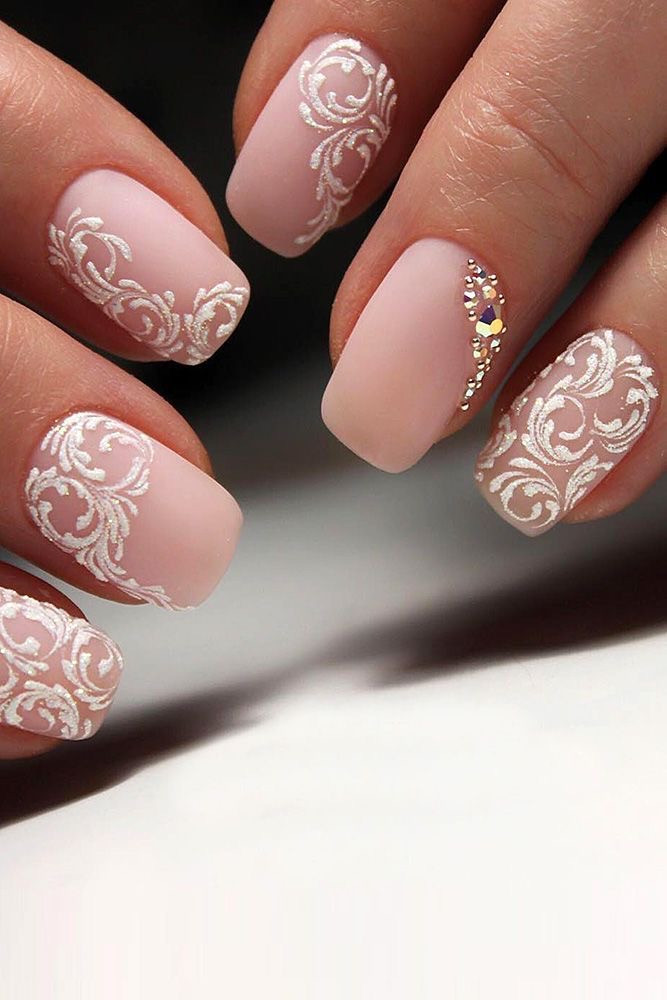 40 Stunning Wedding Nail Designs For Your Dream Wedding - 257