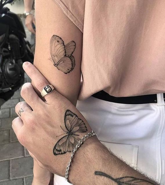 20 Matching Tattoos for Couples Married | Inspirational tattoos, Small  tattoo designs, Small hand tattoos