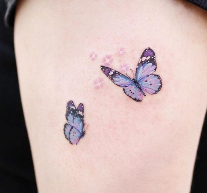 Pin by D.C.O on Tattoo | Purple tattoos, Pretty tattoos, Tiny tattoos