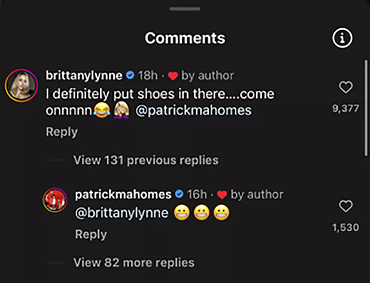 Brittany Mahomes Trolls Patrick for Wearing Crocs on Photoshoot: 'I Def Packed Him Other Shoes