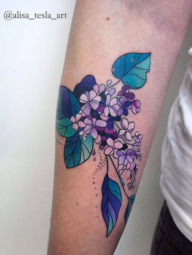 Lilac Tattoo 75