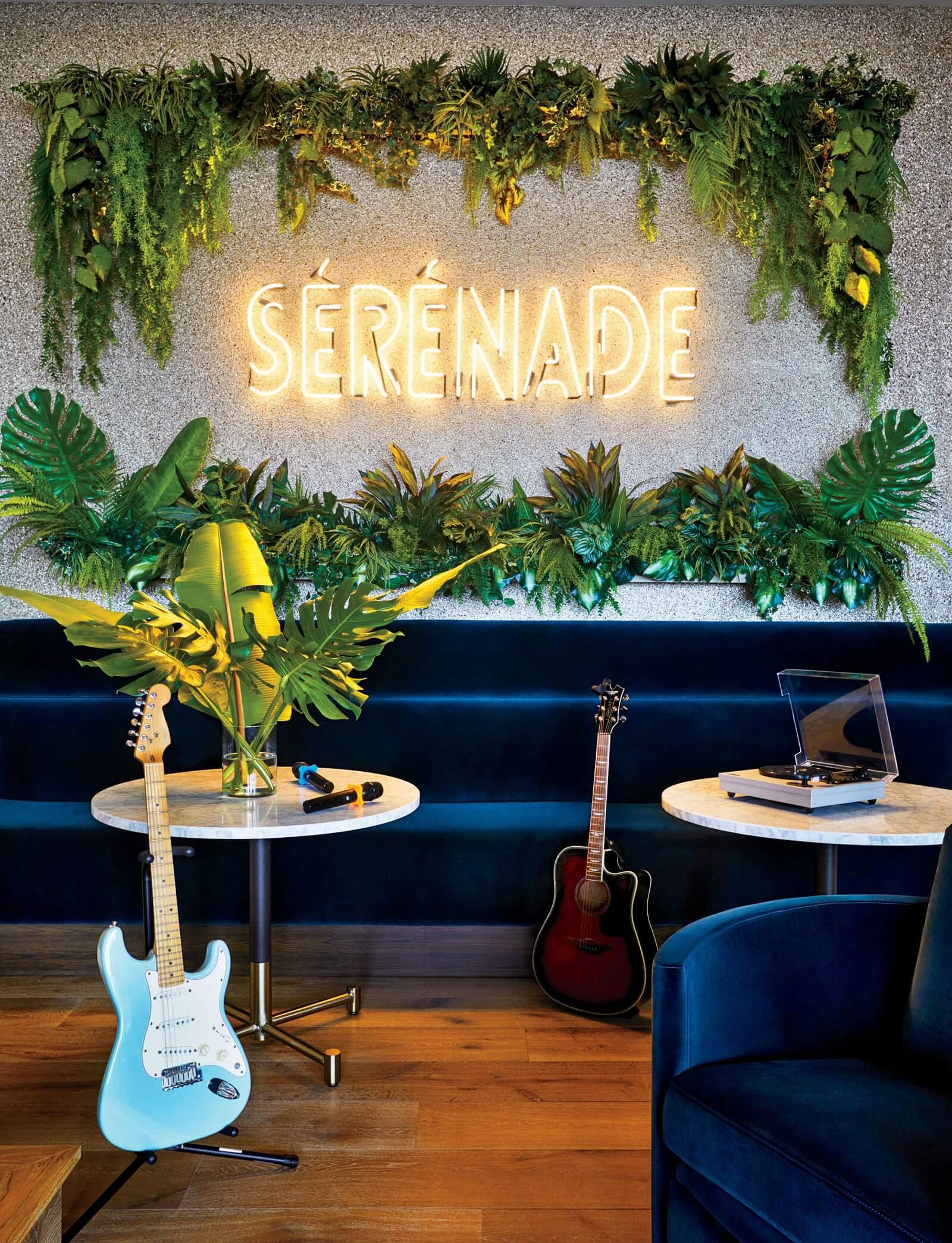 Customized Karaoke room at Serena Williams new home