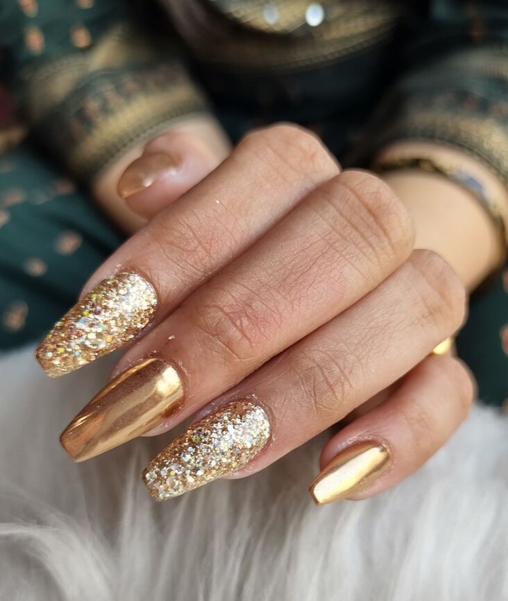 20 Luxury Gold Nail Designs To Add Elegance To Your New, 46% OFF