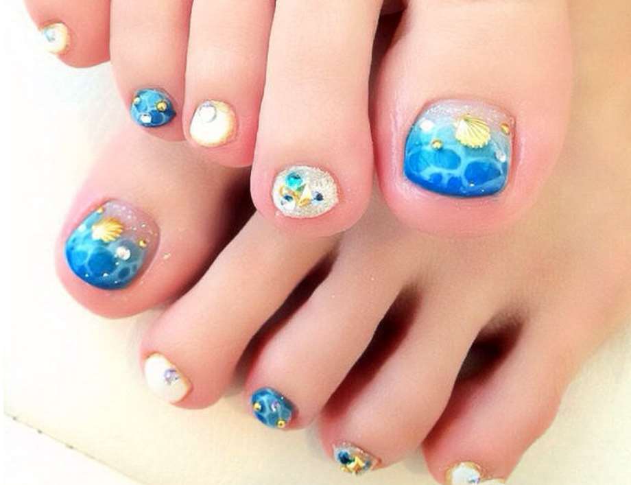 60 Stylish Toe Nail Designs for All Seasons in 2020 - Yve-Style.com