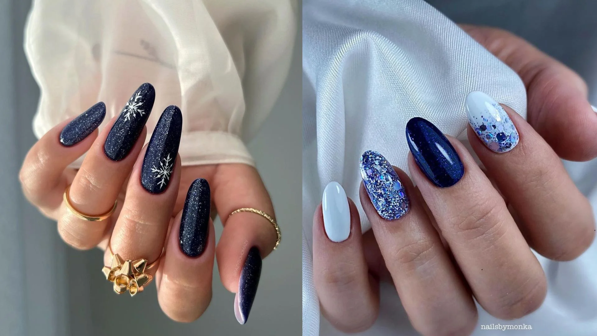 20 Cutest Dark Blue Nails You Should Try