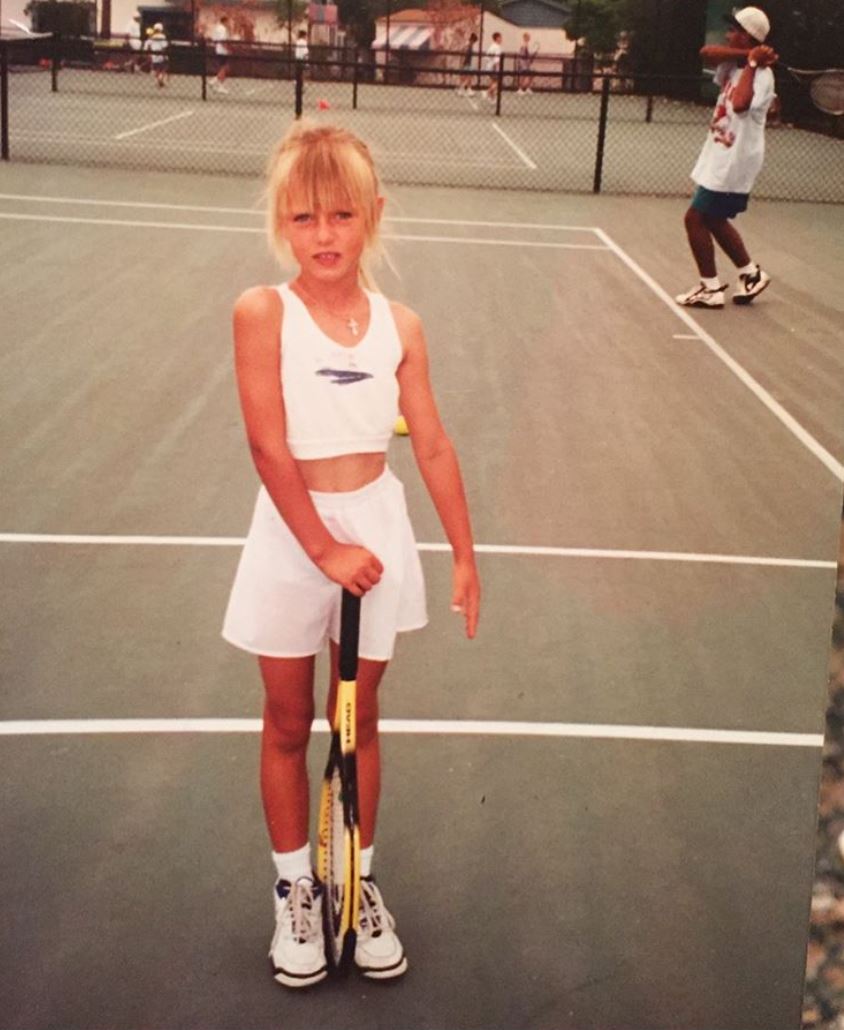 Sharapova moved to the US after she was discovered by Martina Navratilova