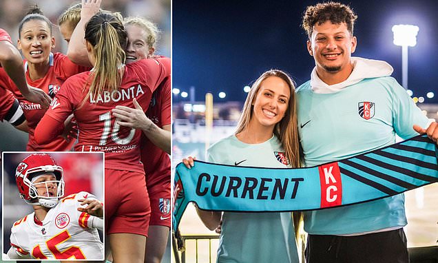 Patrick Mahomes joins the ownership team of the NWSL's KC Current, alongside his wife Brittany | Daily Mail Online