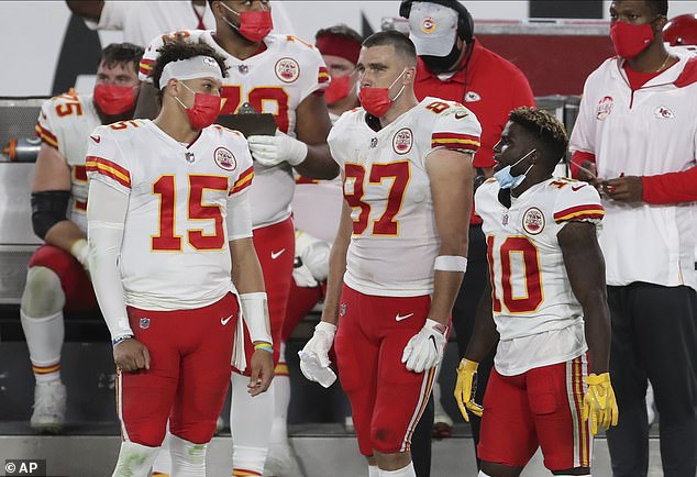 Mahomes once called out Hill and Travis Kelce during a furious dressing down over their form
