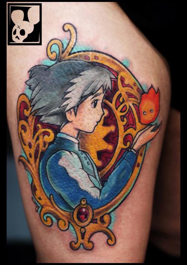 Sophie and calcifer tattoo