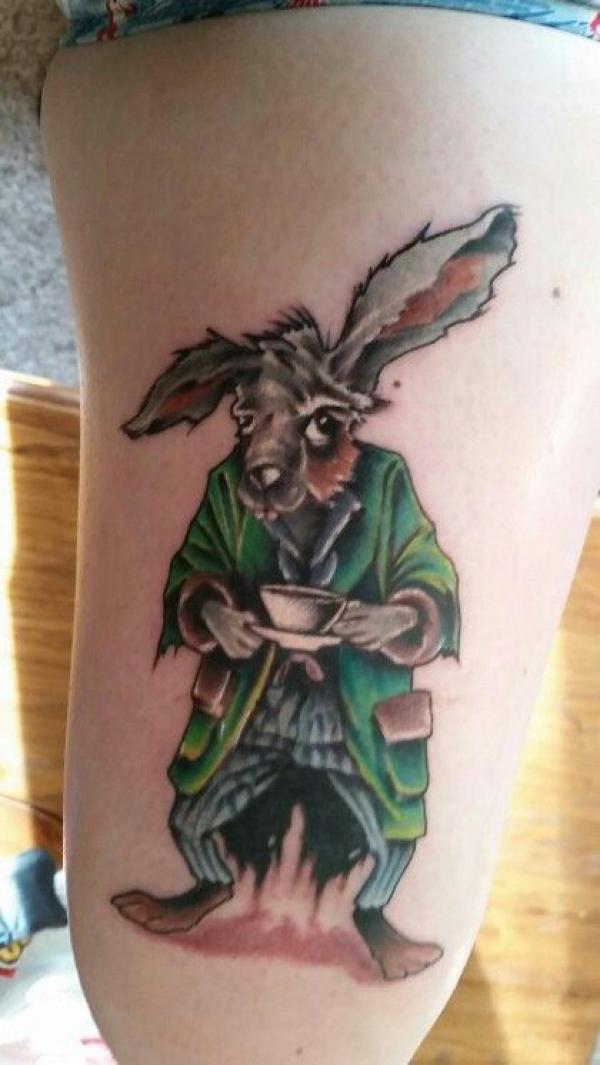 The March Hare tattoo