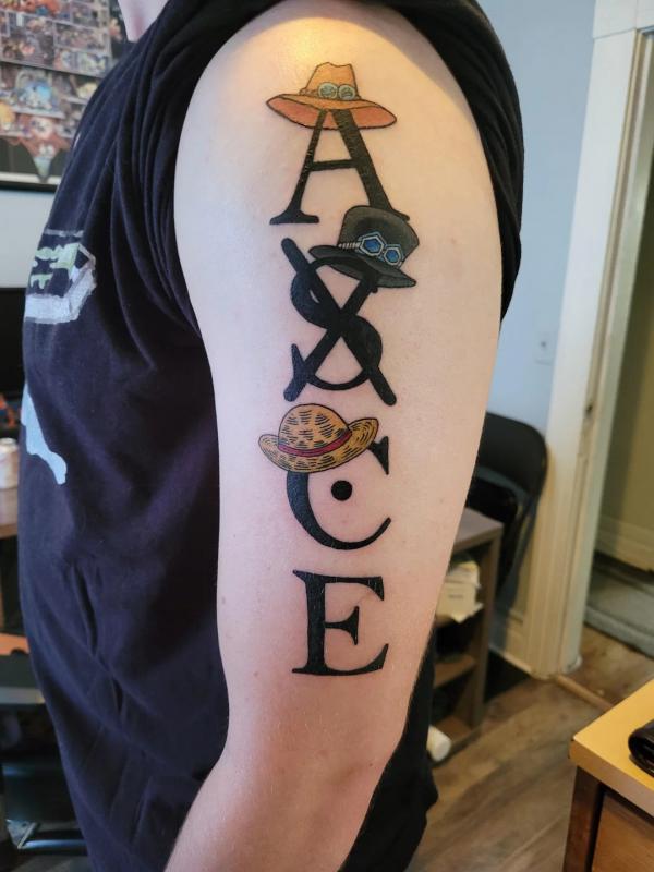 asce tattoo half sleeve