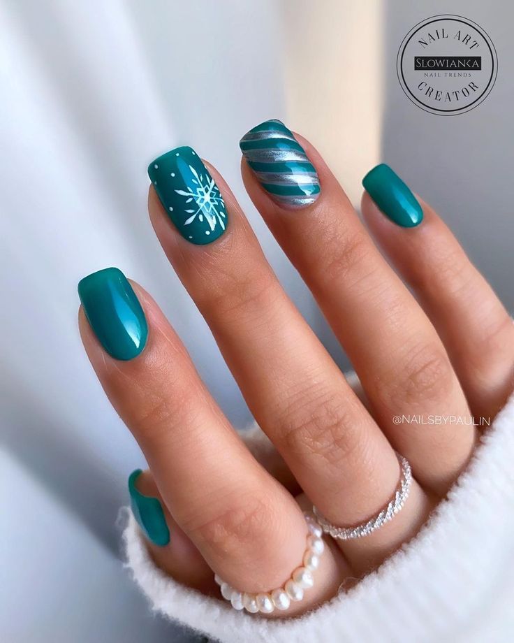 30 Winter Nail Art Designs (Ideas to Try) - You Have Style | Winter nails, Nail designs, Nail art