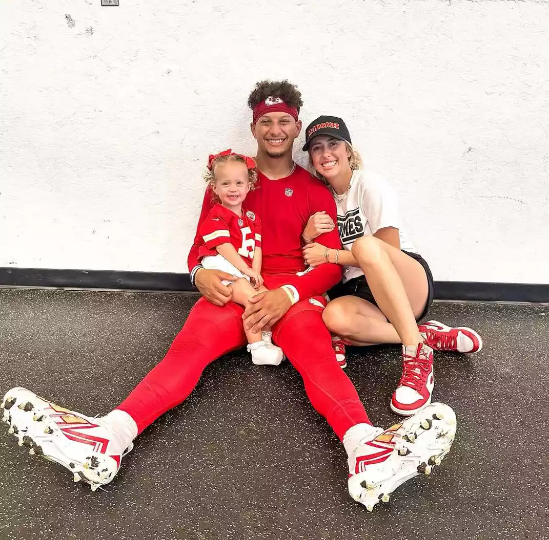 Brittany Mahomes Shares Sweet Photos of Daughter Sterling's Football Fun with Patrick Mahomes at NFL Training Camp